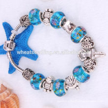 boho style charm bead bulk custom wholesale stretch beaded bracelet